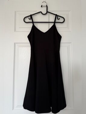 Black Spaghetti-Strap Dress